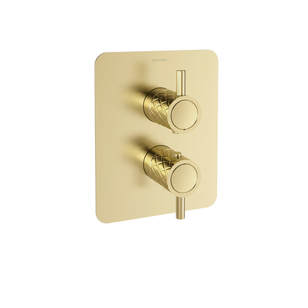 Встраиваемый термостатический смеситель для душа на 1 выход ODISEA JOYA 592421SOC золото