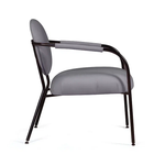 Лаунж кресло EGO, велюр серый