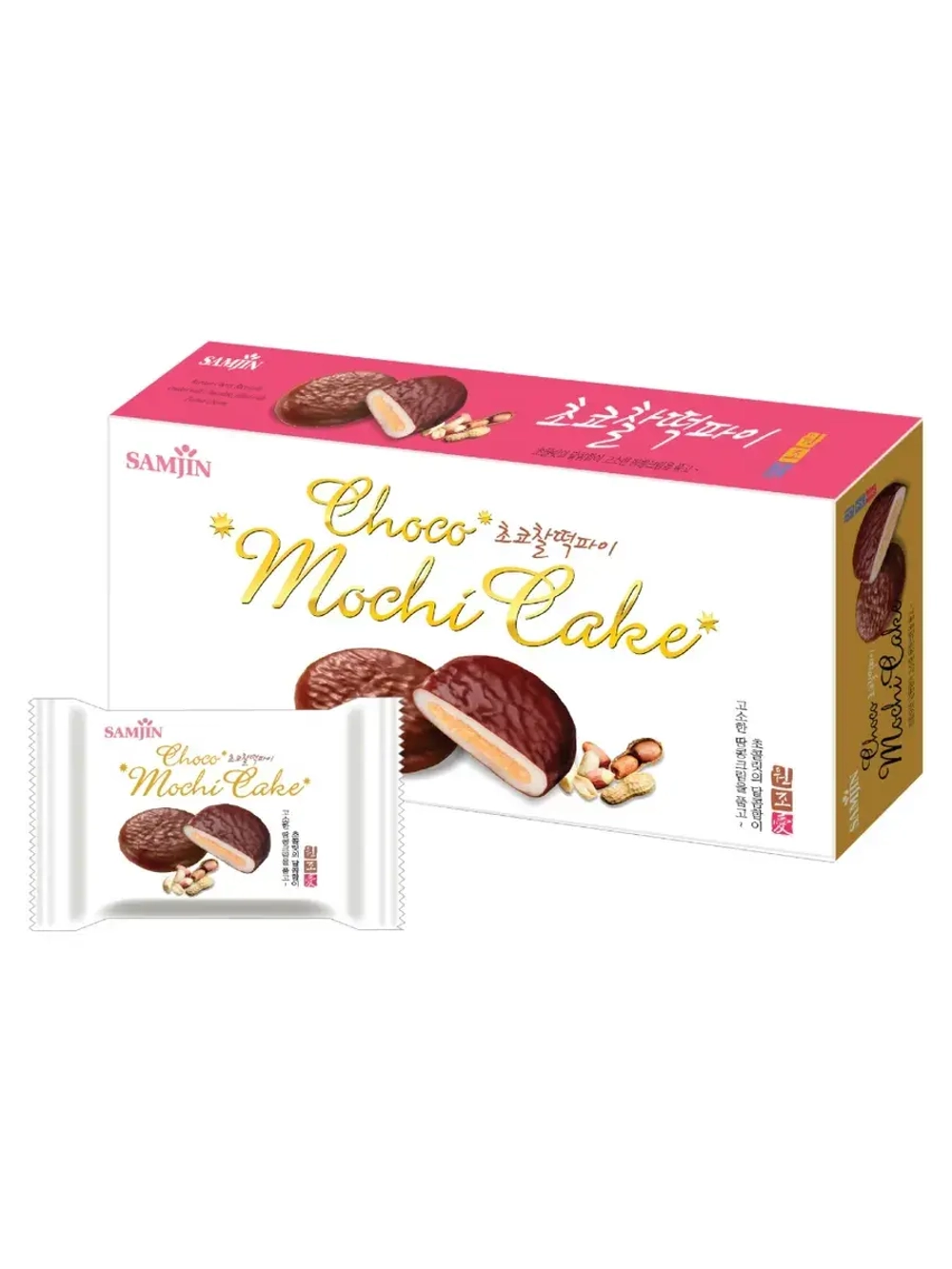 Пирожное Моти в шоколаде с Арахисовой начинкой 186 г