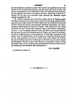 La Sainte Bible selon la Vulgate traduite en français, avec des notes | F. Vigouroux