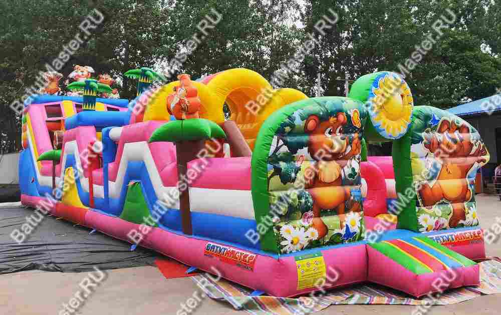 Полоса препятствий "Мишки" 21*4*6 м