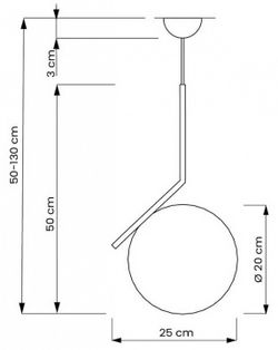 Подвесной светильник LUMINA DECO Sorento LDP 1215-200 WT+GD