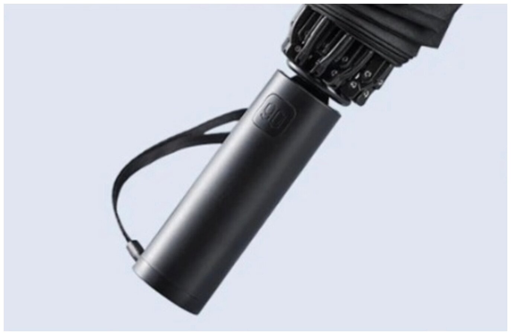 Зонт автоматический Xiaomi 90 Points Automatic Umbrella With LED Flashlight черный