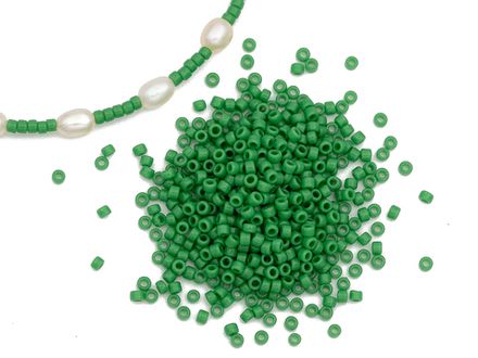 Бисер Round 15/0, Toho, зеленый (5г)