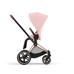 Коляска Cybex Priam IV 3 в 1 цвет Peach Pink на шасси Rosegold