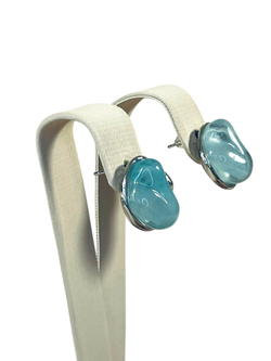 Серьги гвоздики из полимера