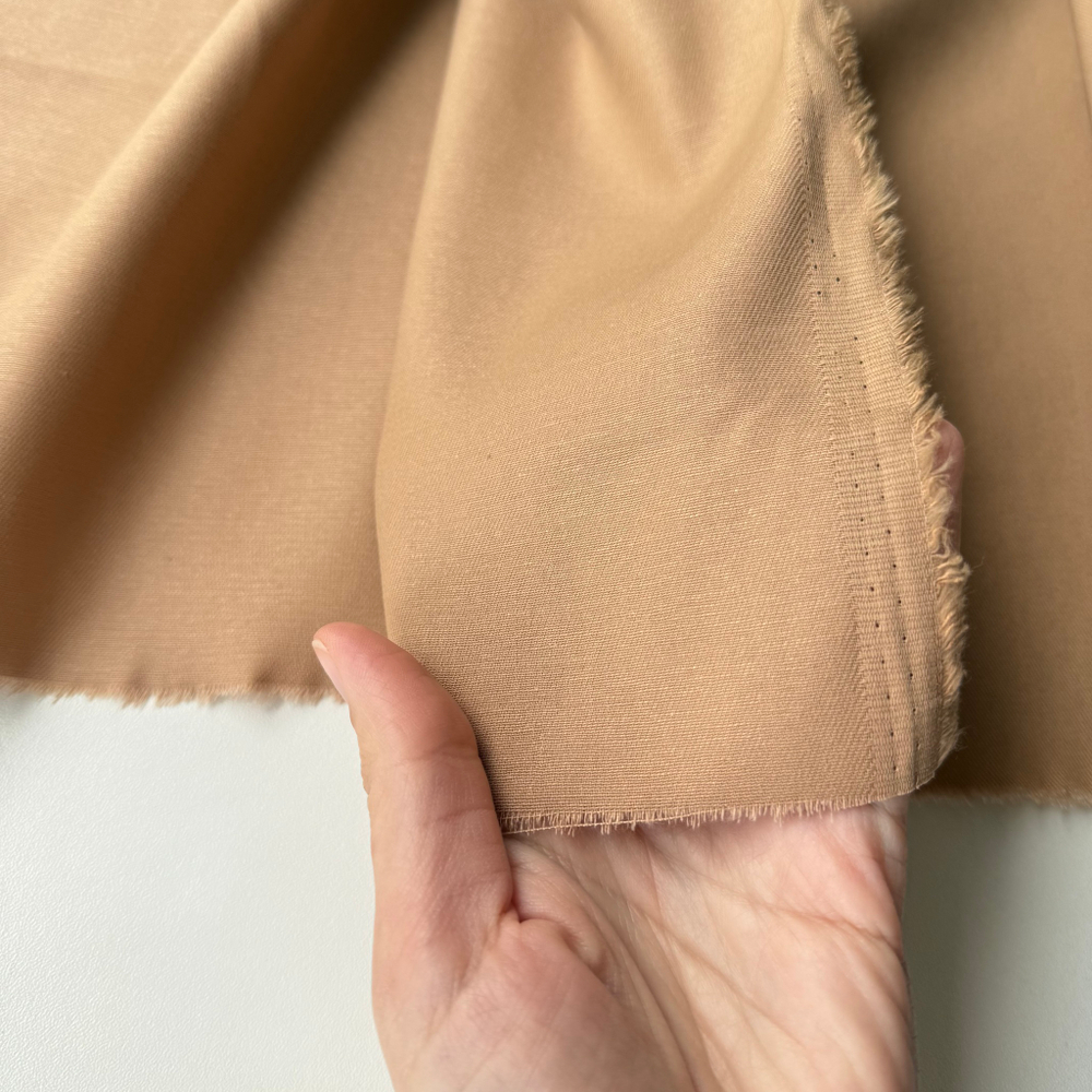 Джинса хлопковая (плотность 195 гр/м2) Миндаль