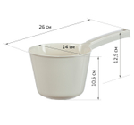 Ковш 1л круглый М1215