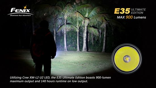 Светодиодный фонарь Fenix E35 Ultimate Edition 900 люмен