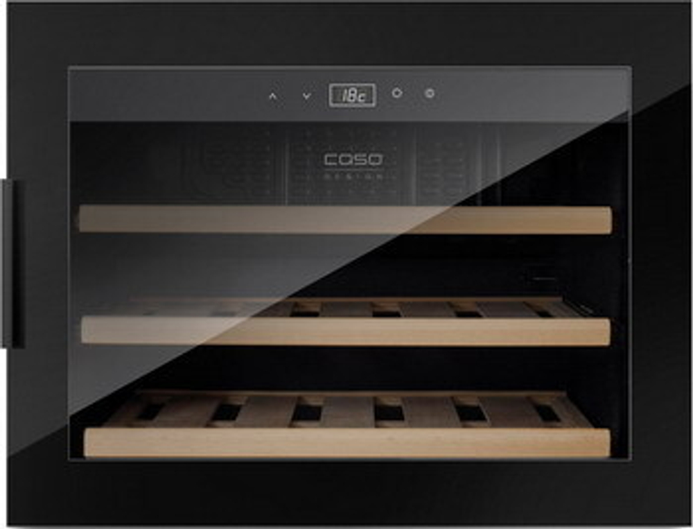 Встраиваемый винный шкаф Caso WineSafe 18 EB Black