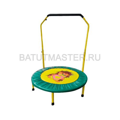 Каркасный батут "Ёжик" с П-образной ручкой, диаметр 3 фт