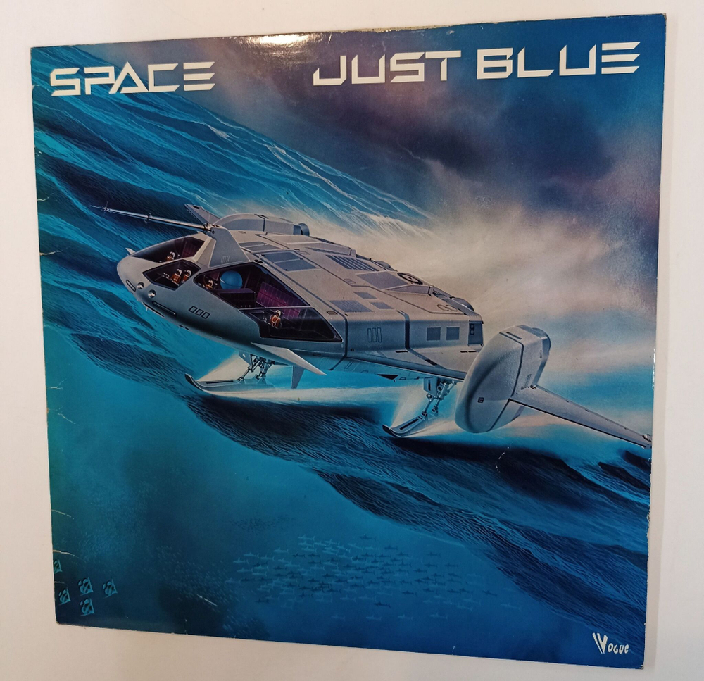 Винтажная виниловая пластинка LP Space Just Blue (France 1978) (Blue Vinyl)