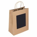 Пакет подарочный (1 штука) 26x13x32 см, скретч-слой + стилус, "Kraft Mix", ассорти, ЗОЛОТАЯ СКАЗКА, 591972