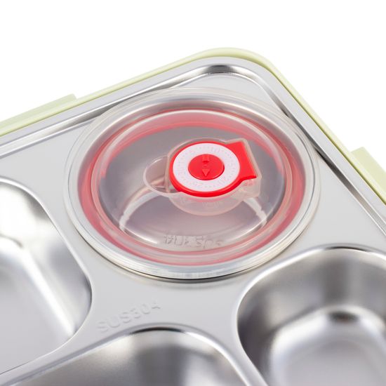 Ланч бокс 1000 мл. Kamille KM 2144 пластик, нержавеющая сталь