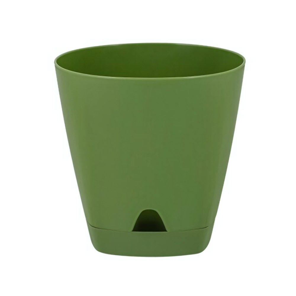 Горшок для цветов AMSTERDAM D 170 mm/2,5л с прикорневым поливом оливковый