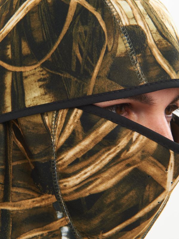 Шлем-маска ткань Alova Windblock цвет Камыш