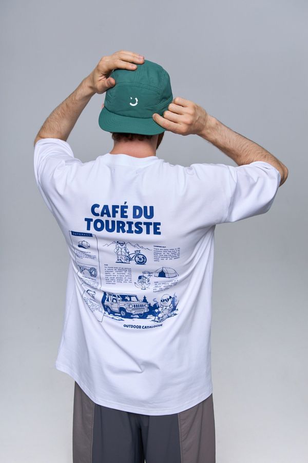 Футболка Cafe Du Touriste белая - фото 5