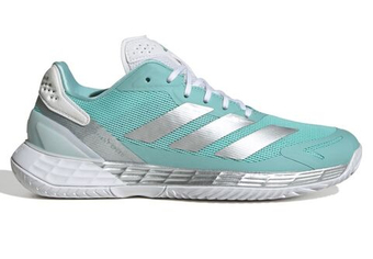 Женские Кроссовки теннисные Adidas Defiant Speed 2 W - flaaqu/silvmt/minton