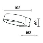 Настенный светильник (бра) Outdoor O443WL-L12GF3K