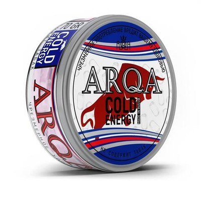 Снюс ARQA COLD ENERGY (70 МГ) - ЭНЕРГЕТИК