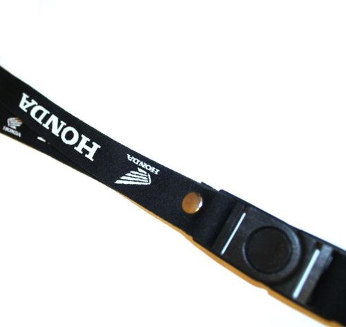 Шнурок на шею для ключа Honda Black