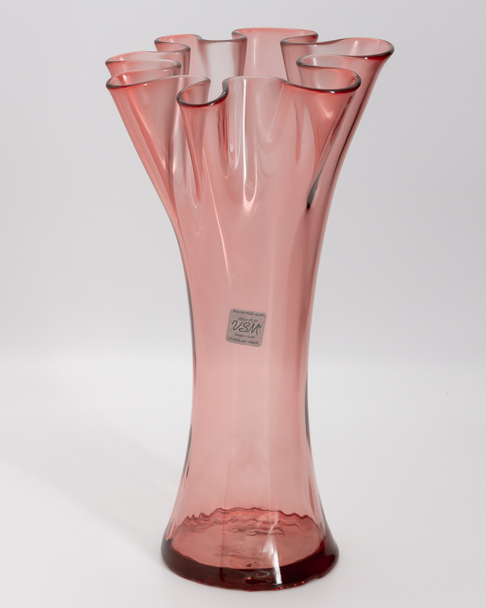 Ваза 30см San Miguel Artesania розовая