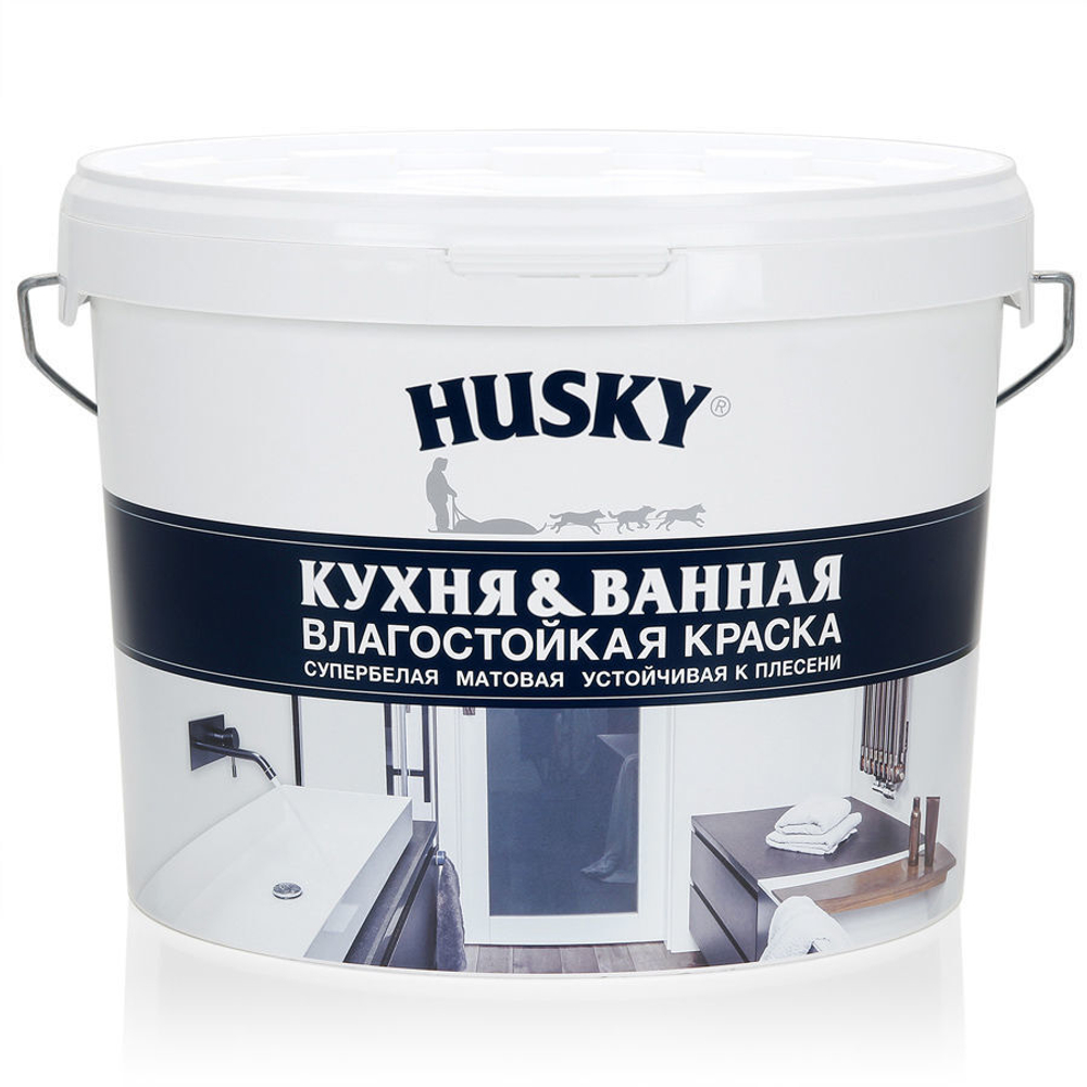 HUSKY Краска для кухонь и ванных комнат