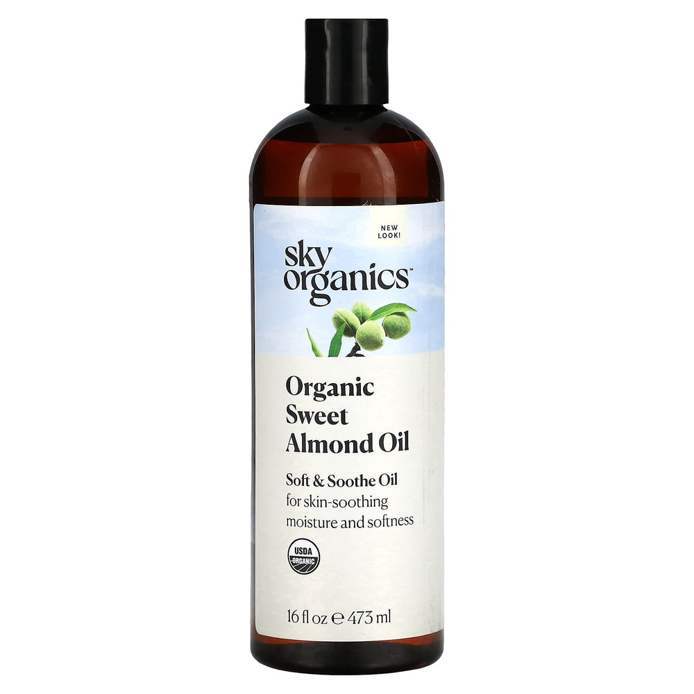 Sky Organics, органическое масло сладкого миндаля, 473 мл (16 жидк. унций)