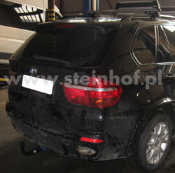 Фаркоп Steinhof B-061 для BMW X5 E70 2007-2013, X5 F15 2013-2018, BMW X6 F16 2014-2019(паспорт и сертификат в комплекте)(без электрики)
