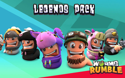 Worms Rumble - Legends Pack (для ПК, цифровой код доступа)
