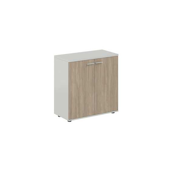 Шкаф низкий Сигма 800х400х825, 2-х дв., з.ст HDF