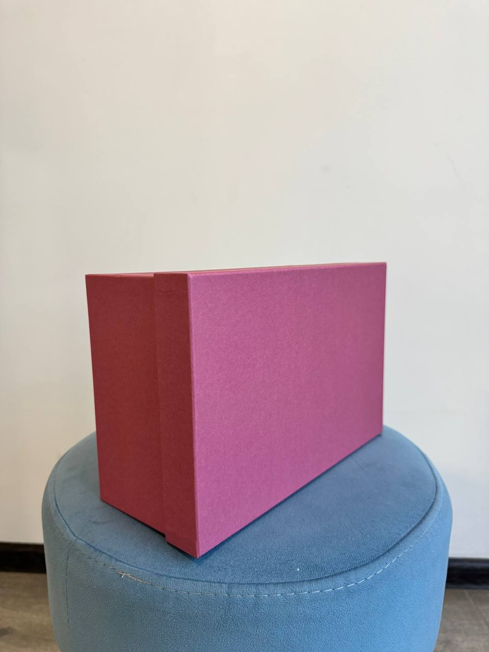 Коробка одиночная, Прямоугольник, Бордовая, 25*16,5*10 см