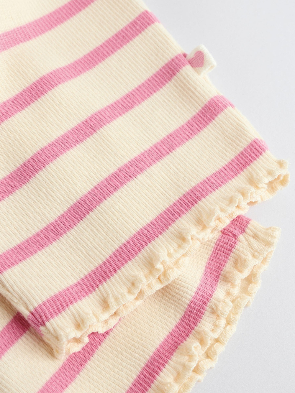 Лонгслив и легинсы в комплекте для малышей Next E66-976, 3 шт., Молочный, Розовый