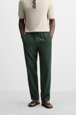 Брюки relaxed fit из рельефной ткани
