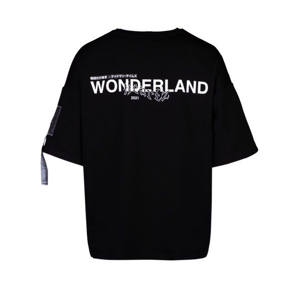 Футболка SS21 Won der Land Kimono Черная - фото 3