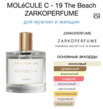 MOLéCULE C - 19 The Beach ZARKOPERFUME