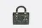 Сумка Dior Lady D-lite, модель среднего формата серый