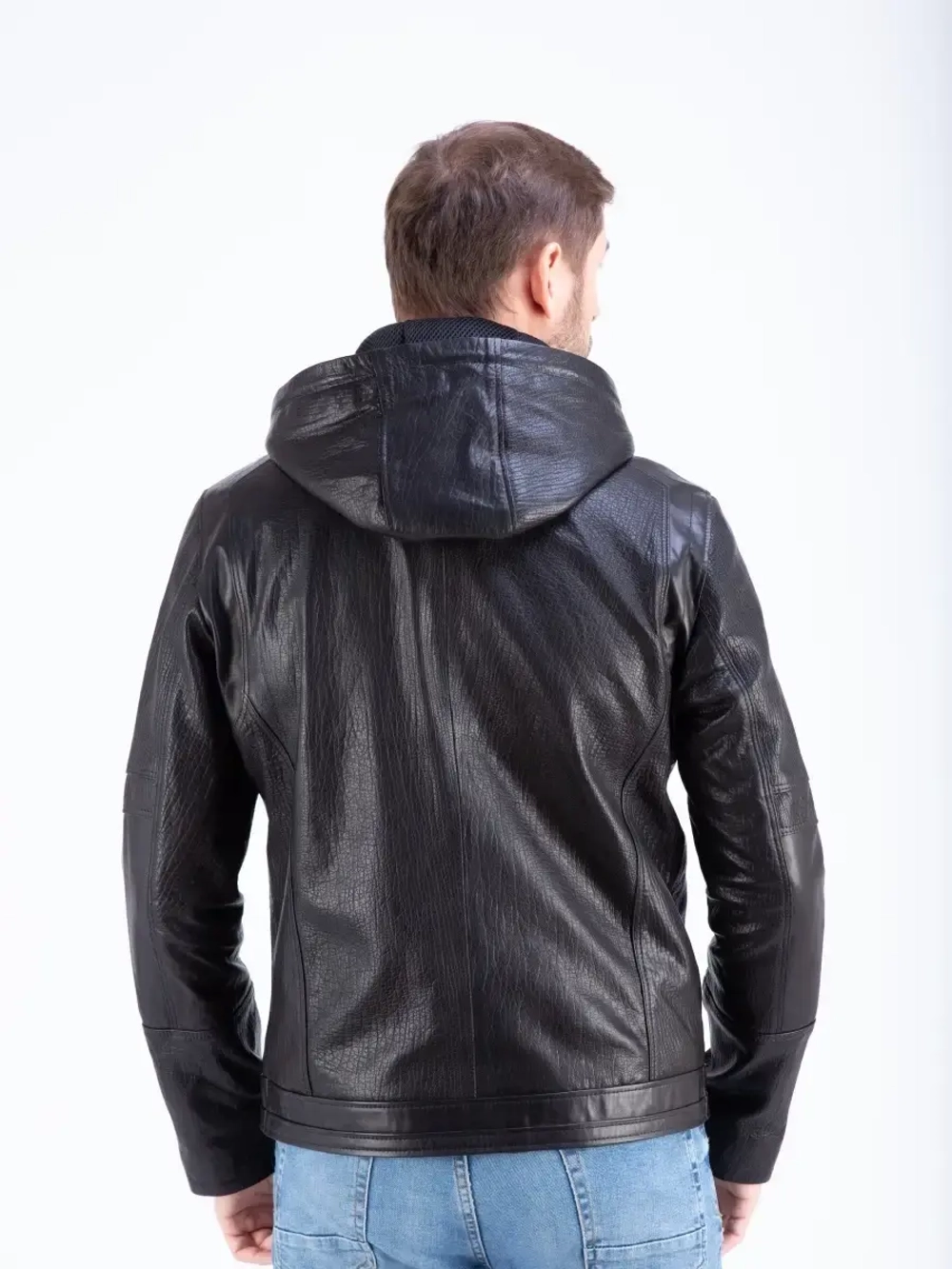 Куртка мужская весна-осень с капюшоном