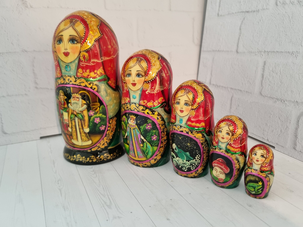 Матрешка 5 мест, "Царевна лягушка"