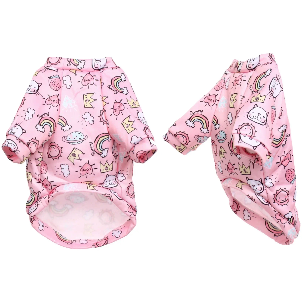 Кофта - толстовка для мелких пород собак «BRO Style», принт клубнички, р 2XL