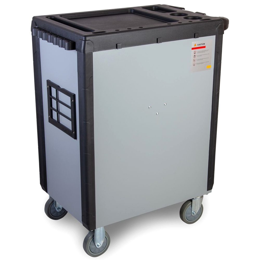 WDK-703 Тележка инструментальная, 2 ящика и отсек с полкой