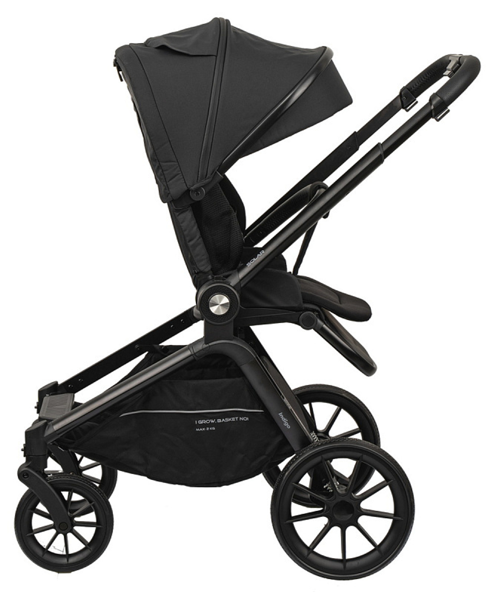 Детская коляска Indigo Solar 3 в 1 черный