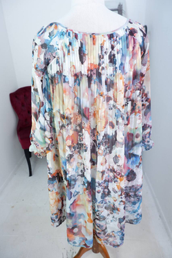 Платье-плиссе Befree летнее, маркировка 32, визуально 40 размер