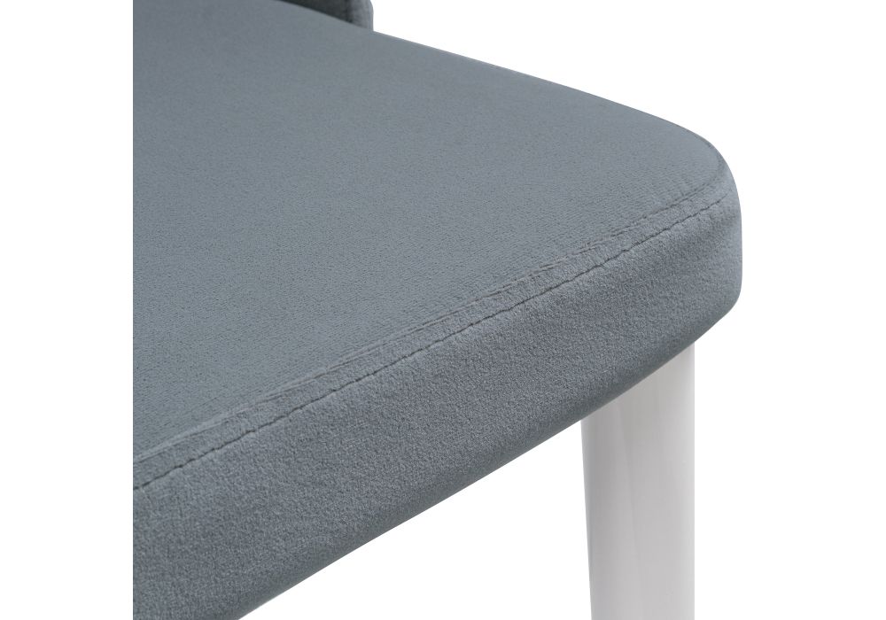 Стул на металлокаркасе Kora white / gray