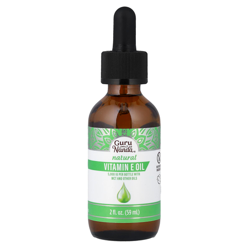 GuruNanda, натуральное масло с витамином Е, 59 мл (2 жидк. унции)
