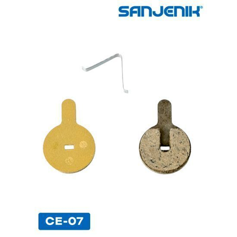 Колодки тормозные керамические Sanjenik CE-07 для Kugoo C1, G2 Pro, V1