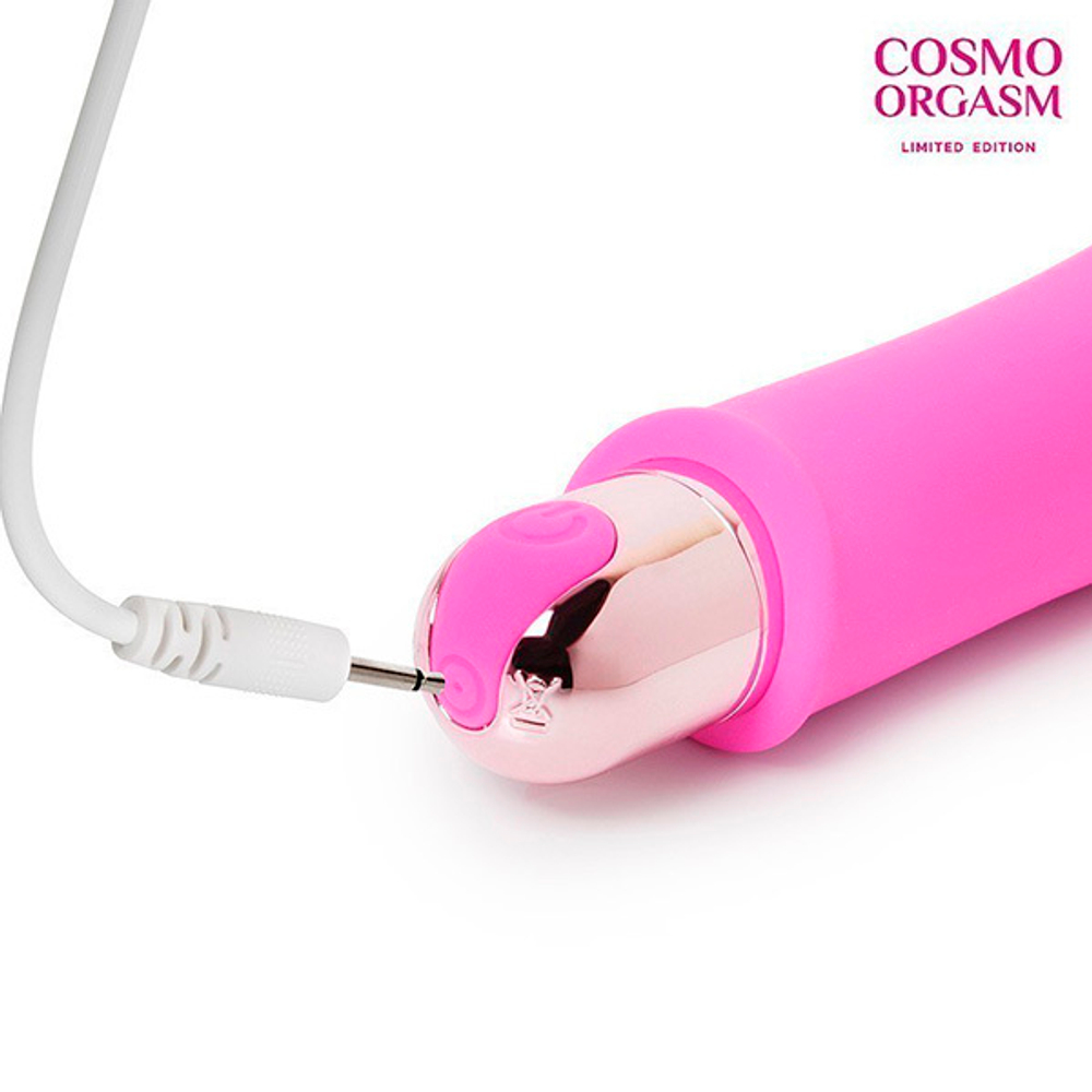 Розовый вибромассажер 15,5см Bior Toys Cosmo Orgasm CSM-23166