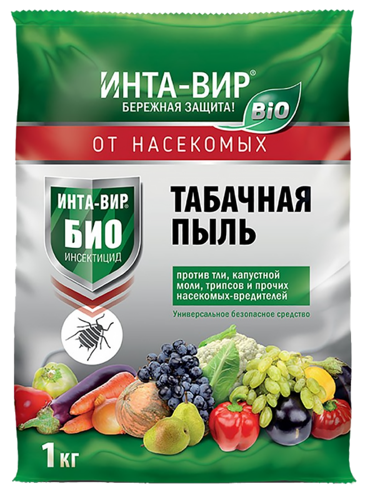 ИНСЕКТИЦИД ИНТА-ВИР БИО ТАБАЧНАЯ ПЫЛЬ 1КГ