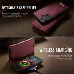 Чехол-кошелек CaseMe 2 in 1 MagSafe Samsung Galaxy S24 FE