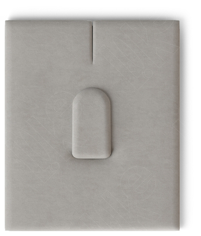 Вкладыш 09/наклонный/для кольца/язычок/прорезь для нитки